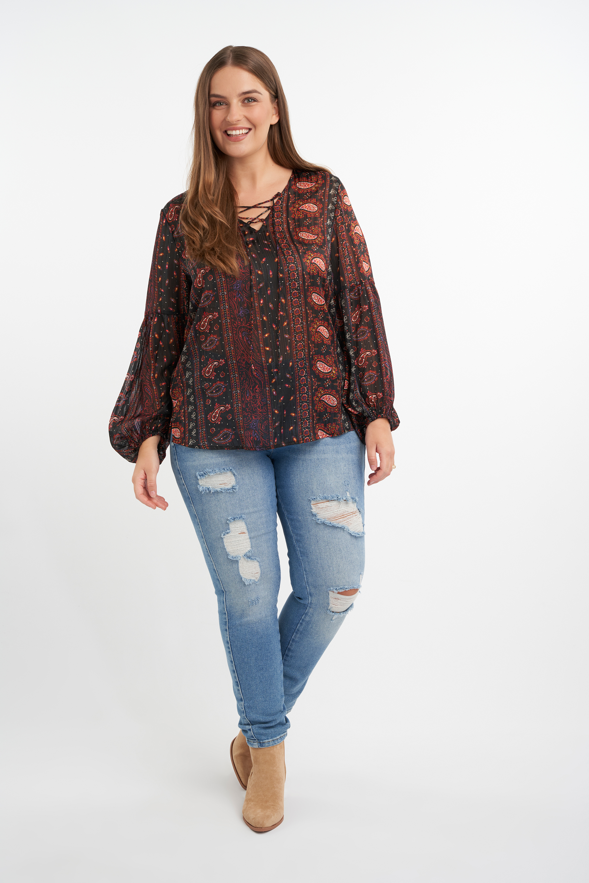 Chemisier &agrave; imprim&eacute; image number null