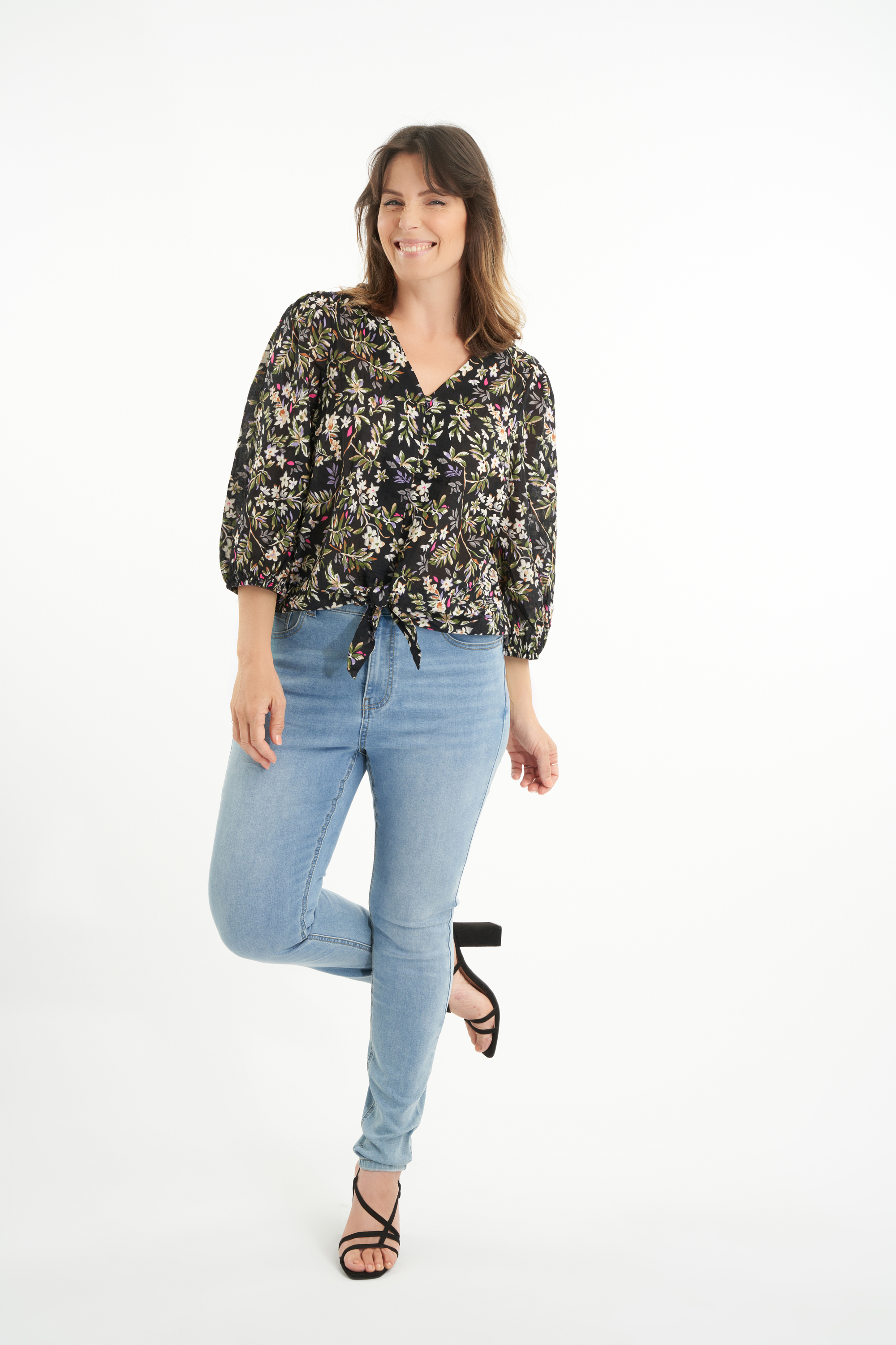 Chemisier &agrave; imprim&eacute; image number null