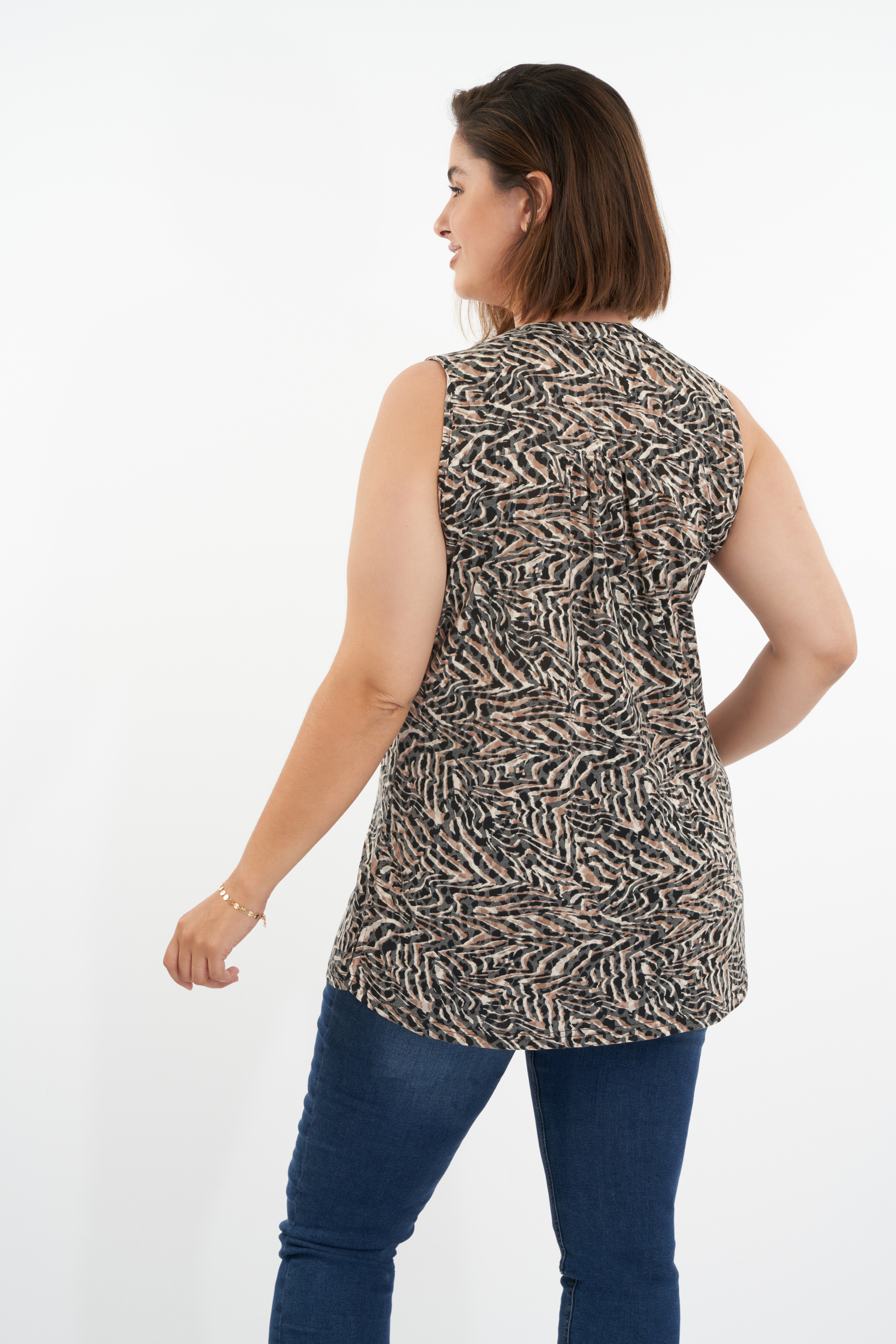 Haut sans manches et imprim&eacute; image number null