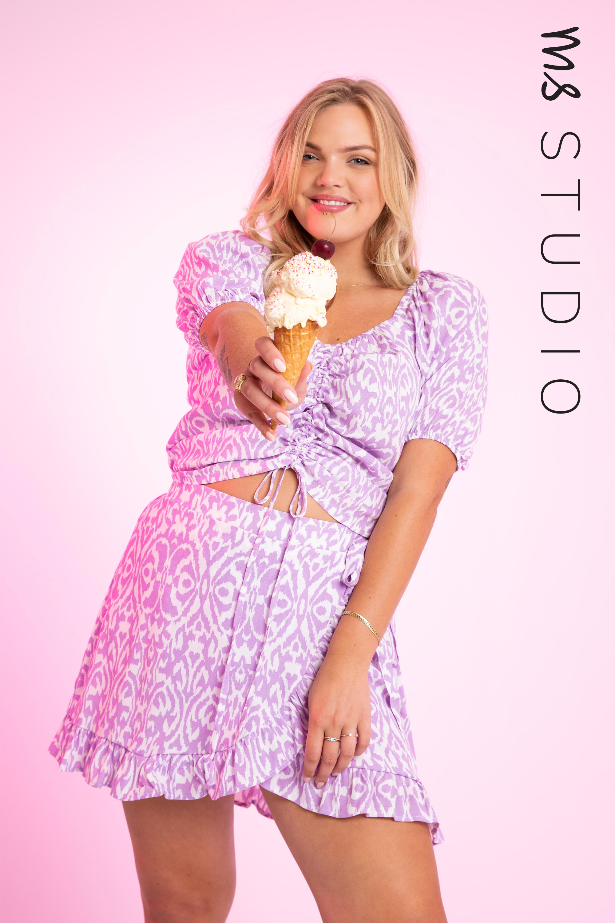 Jupe &agrave; imprim&eacute; image number null