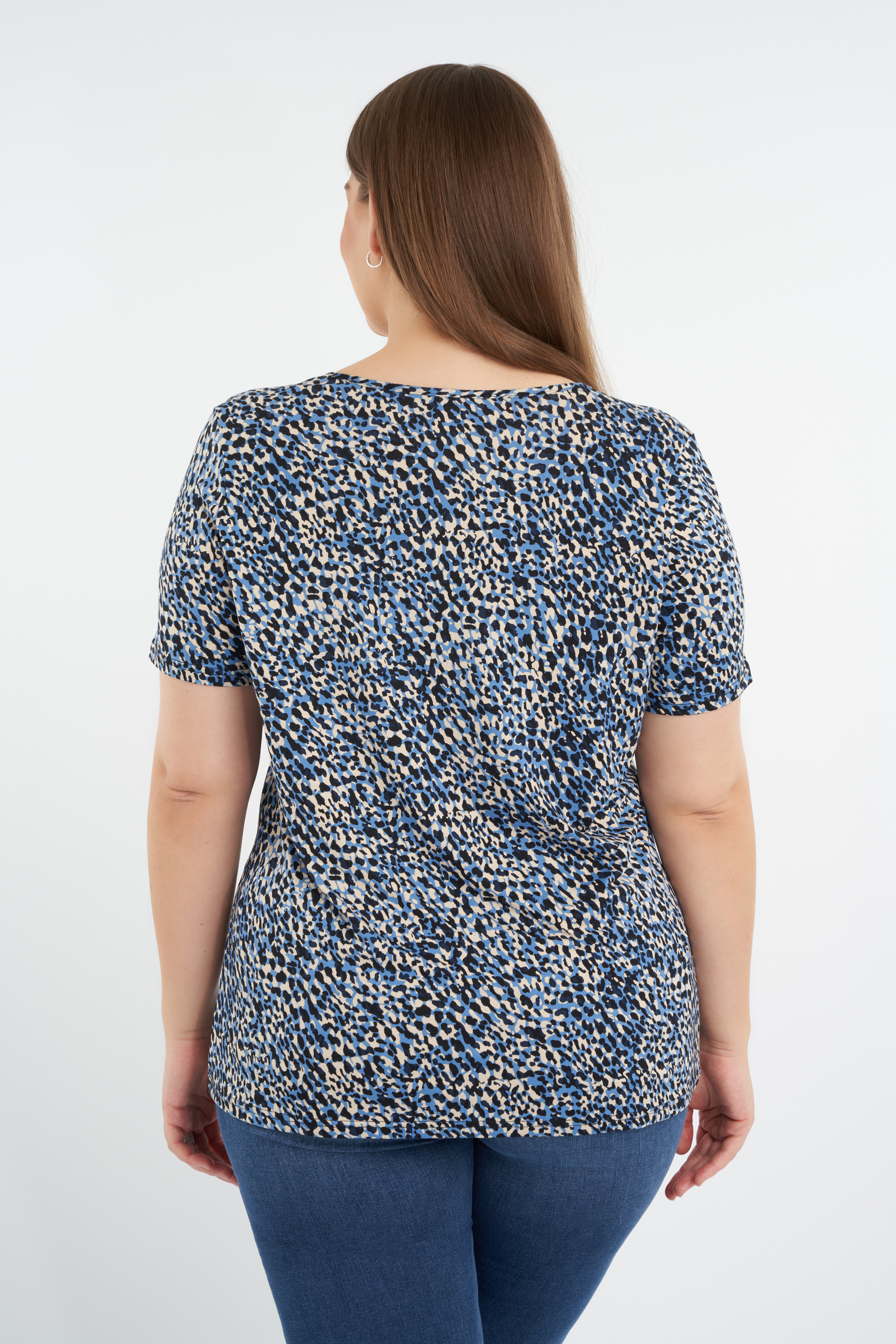 T-shirt avec col en V image number null