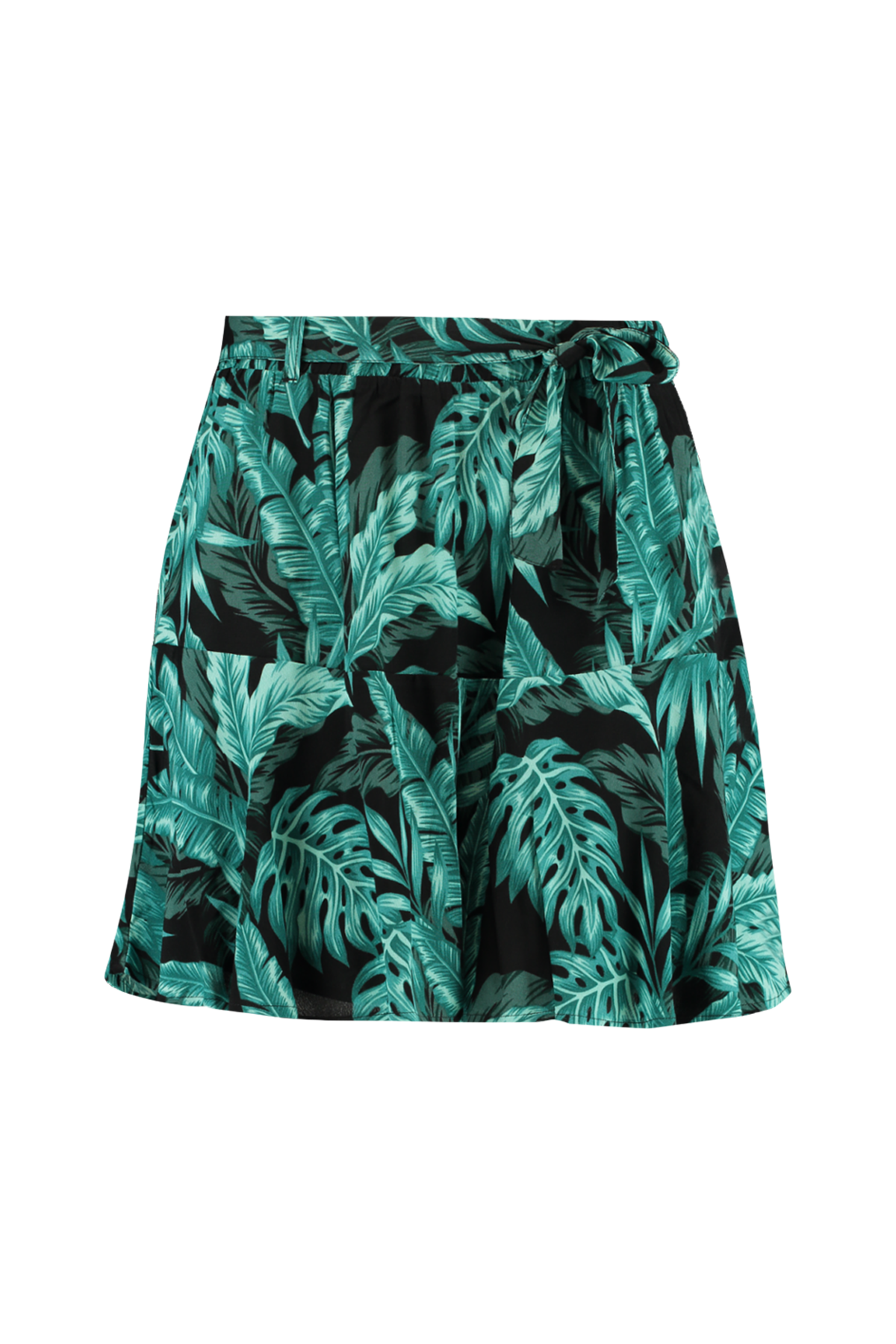 Jupe-short &agrave; ceinture nou&eacute;e image number null