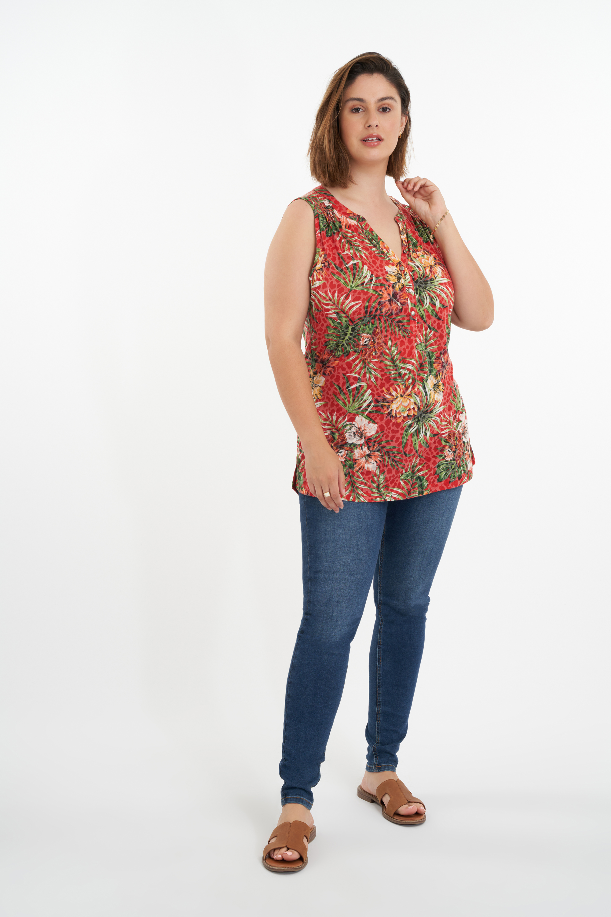 Haut sans manches et imprim&eacute; image number null