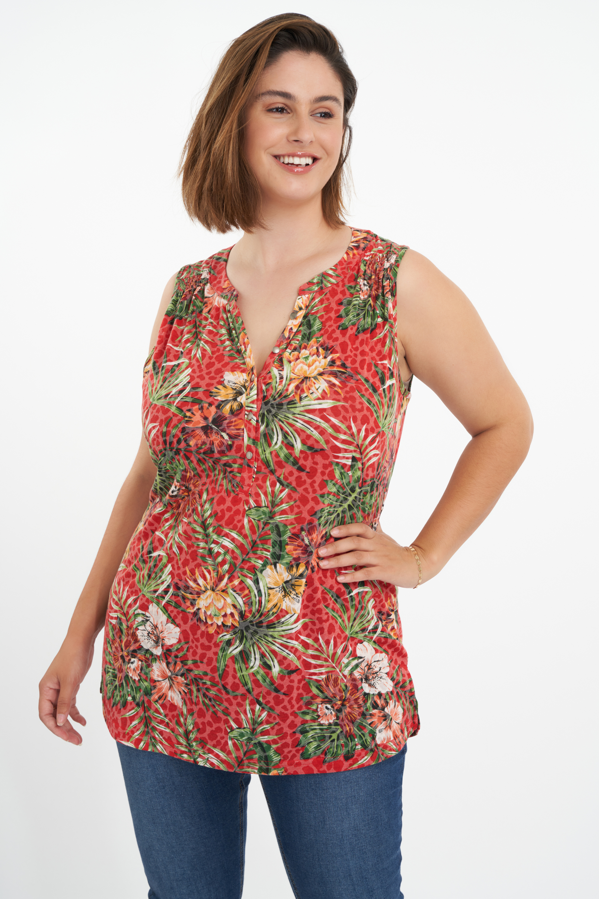 Haut sans manches et imprim&eacute; image number null