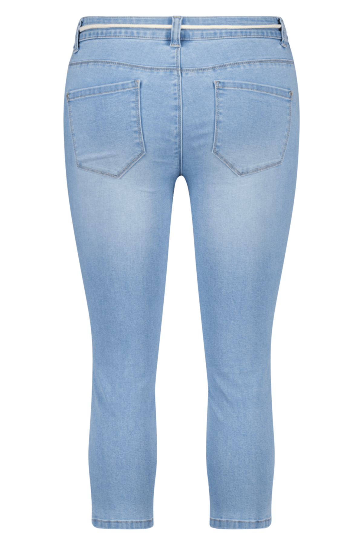 Capri en jean avec cordon de serrage image number 2