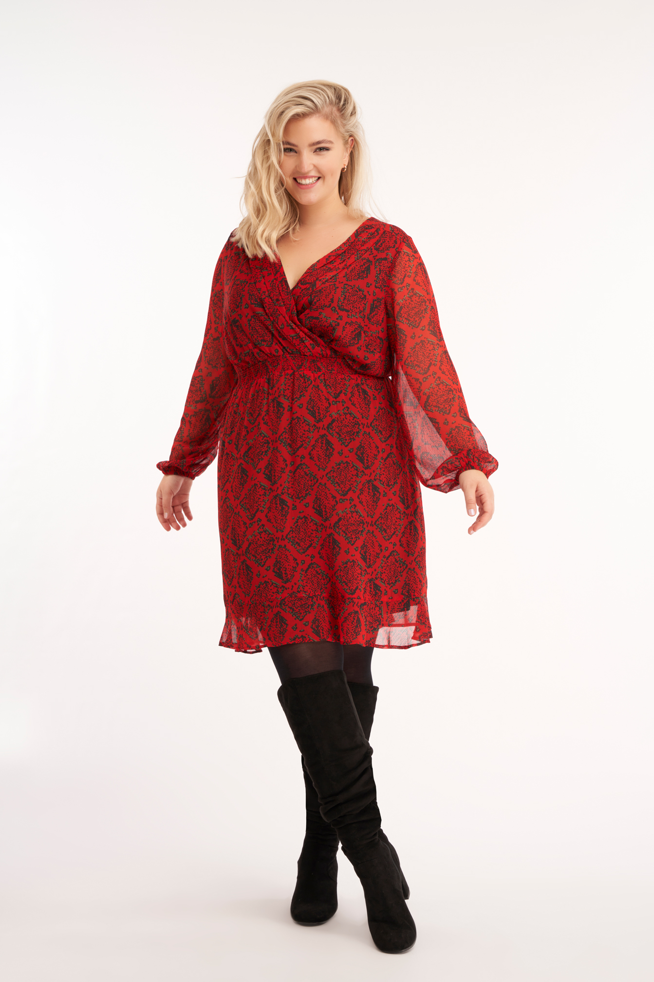 robe imprimé serpent