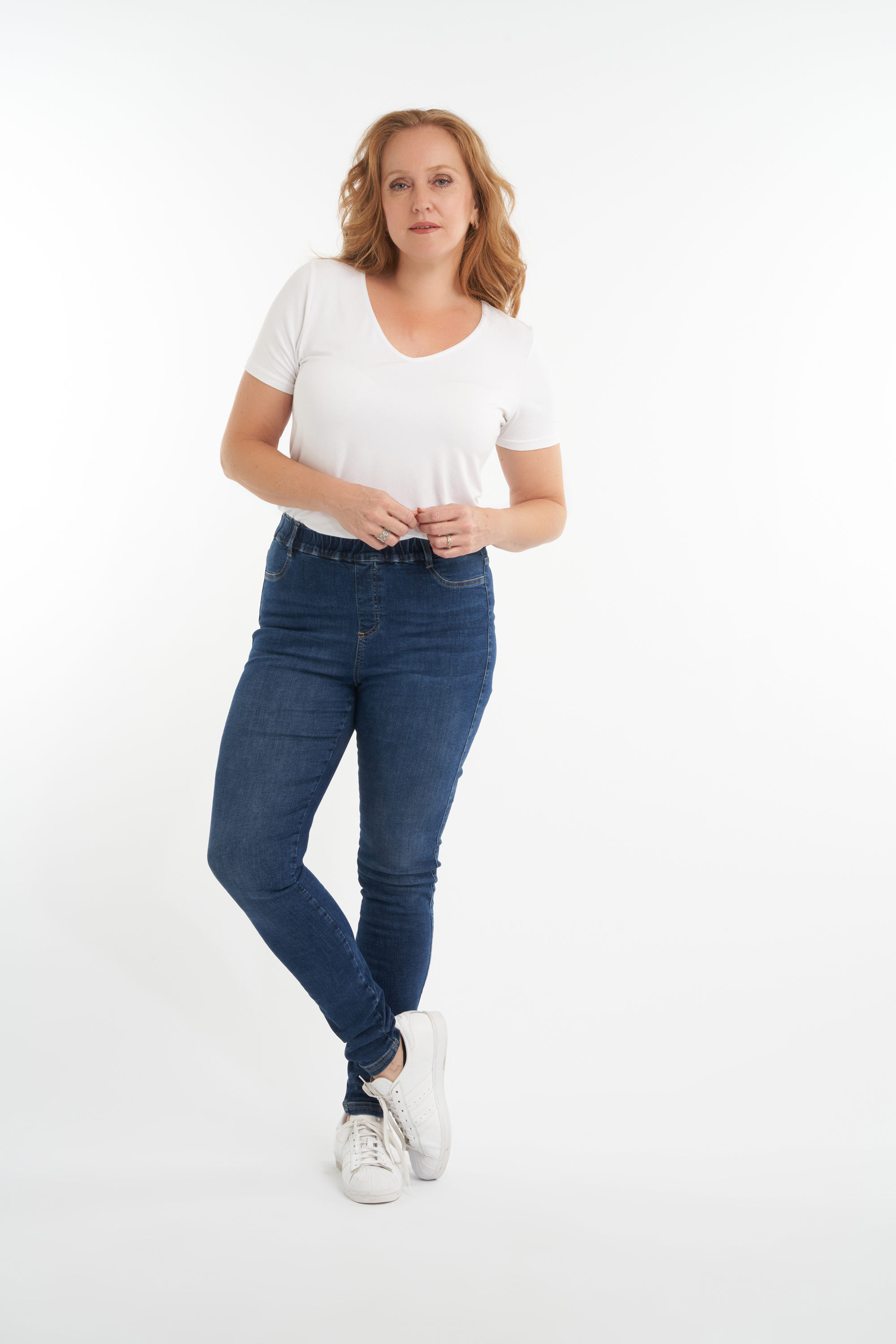 Tregging slim fit 34 inch POPPY  image number null