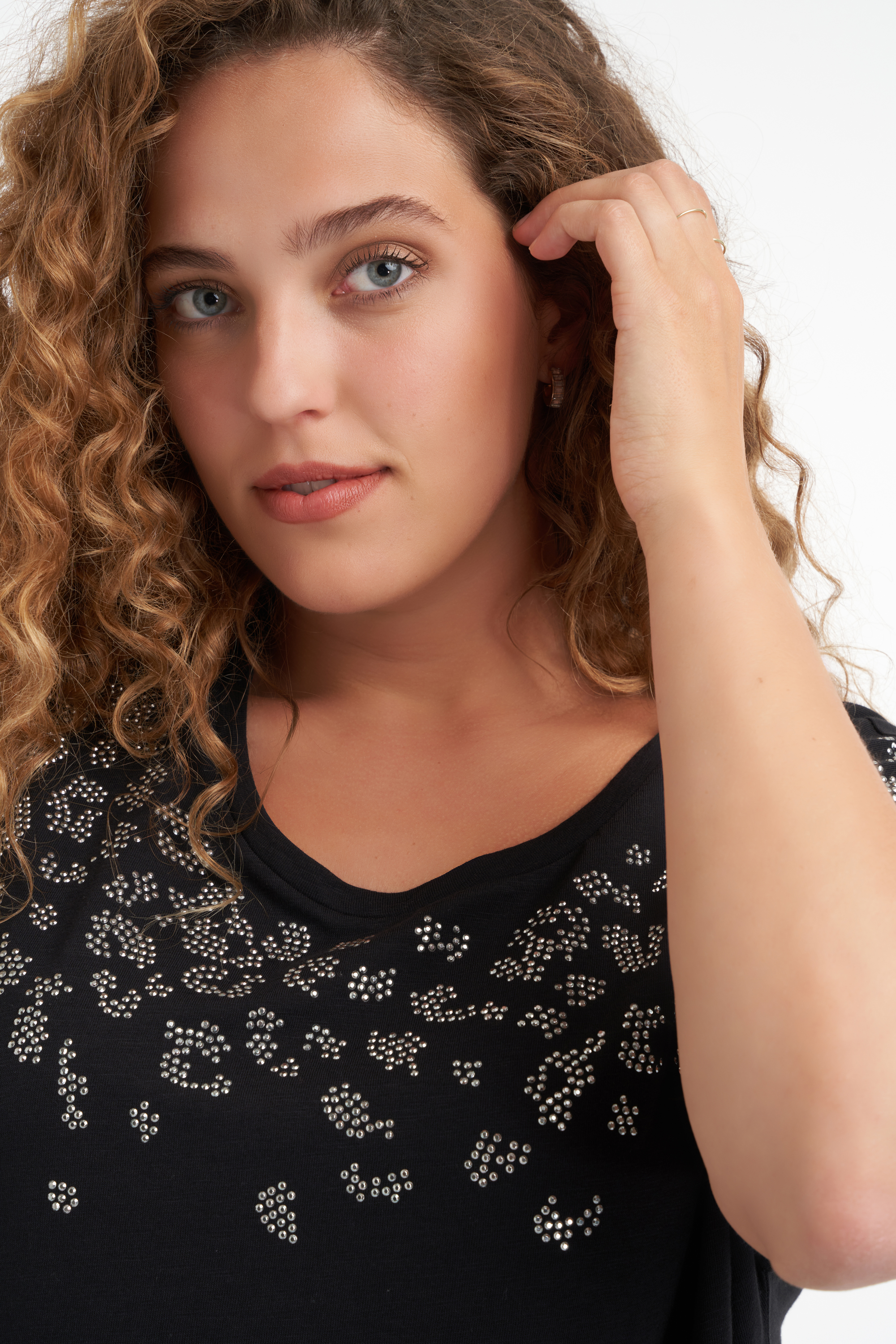 Haut long avec strass image number null