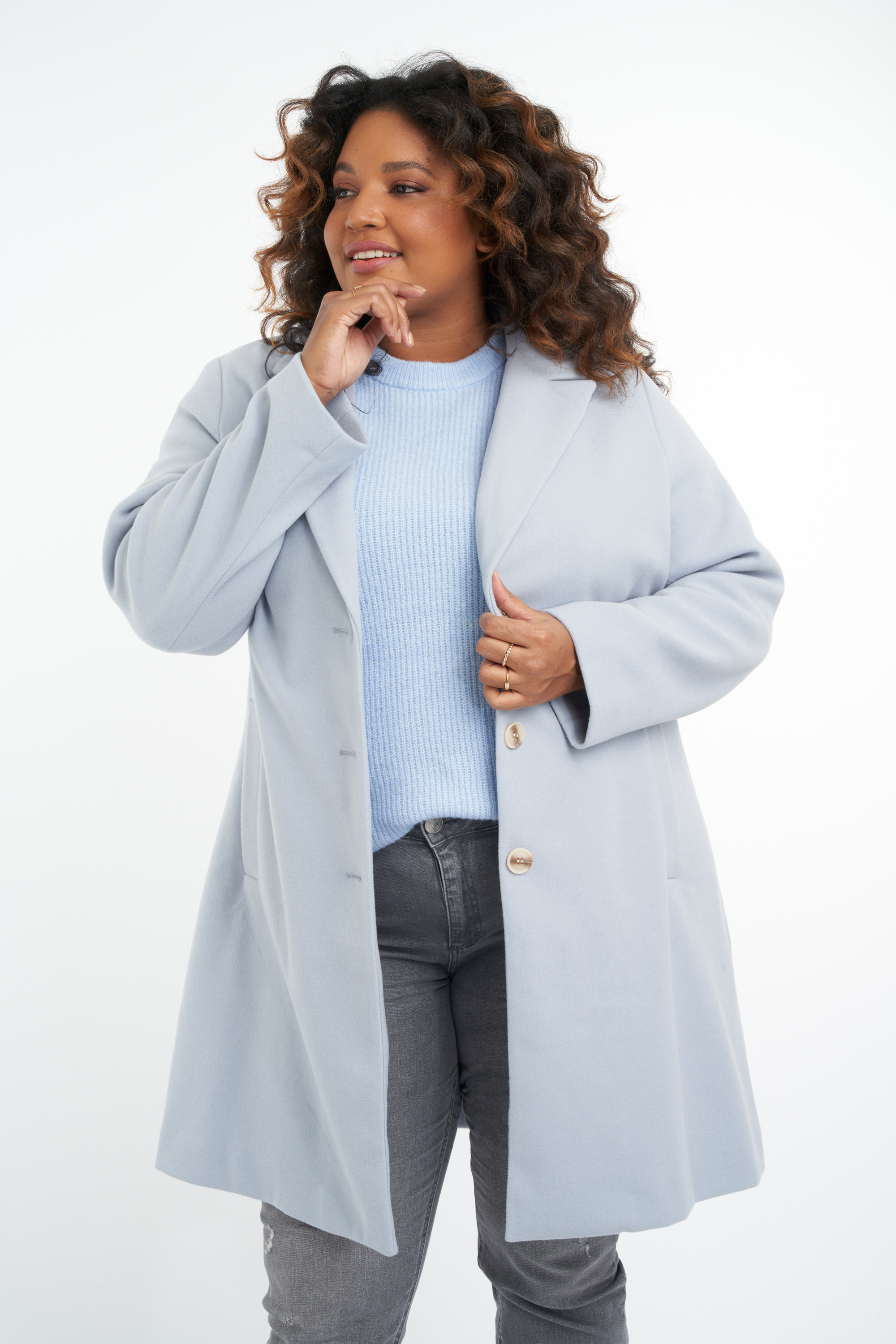 Femmes Manteau long MS Mode