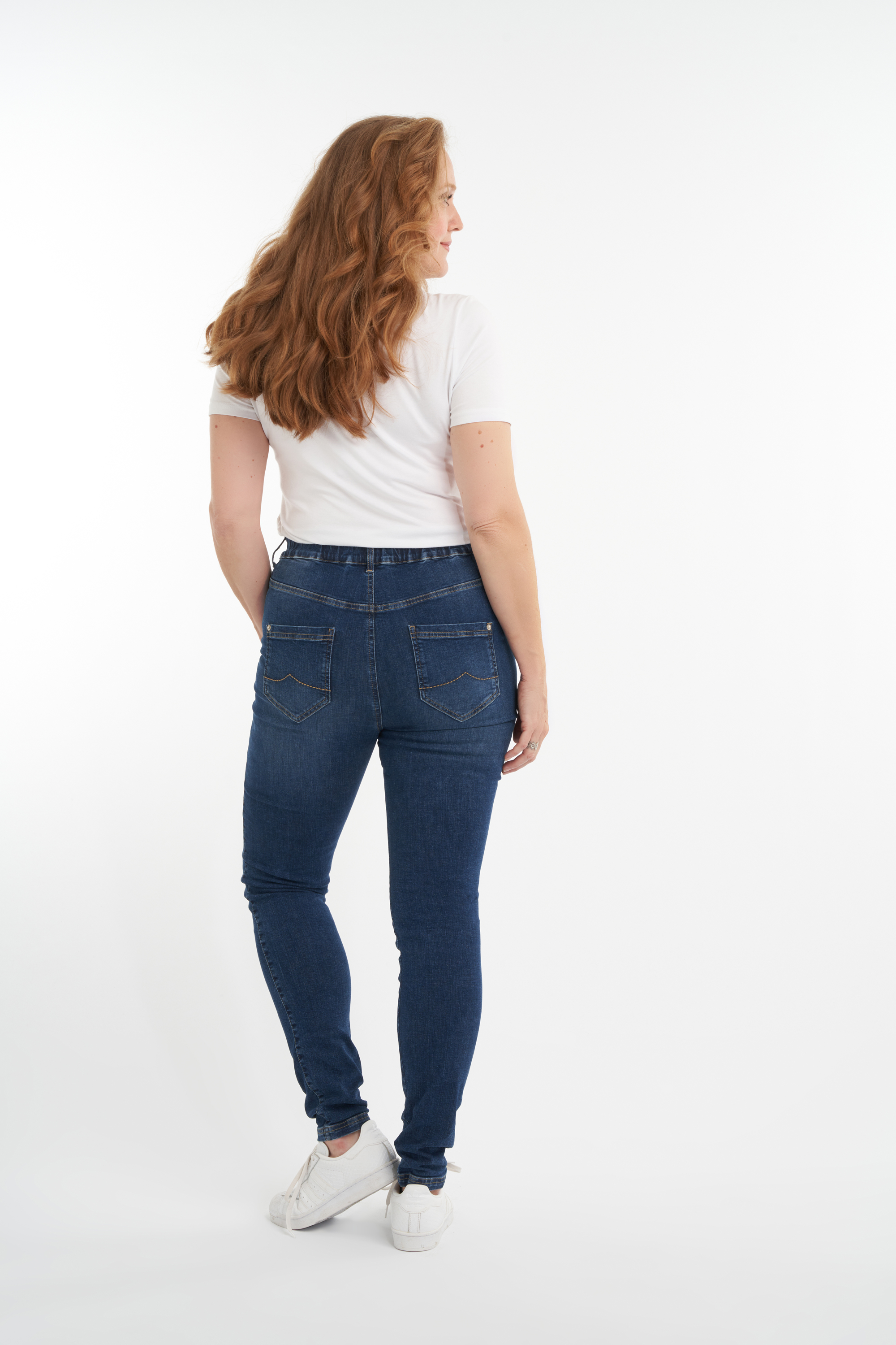 Tregging slim fit 34 inch POPPY  image number null