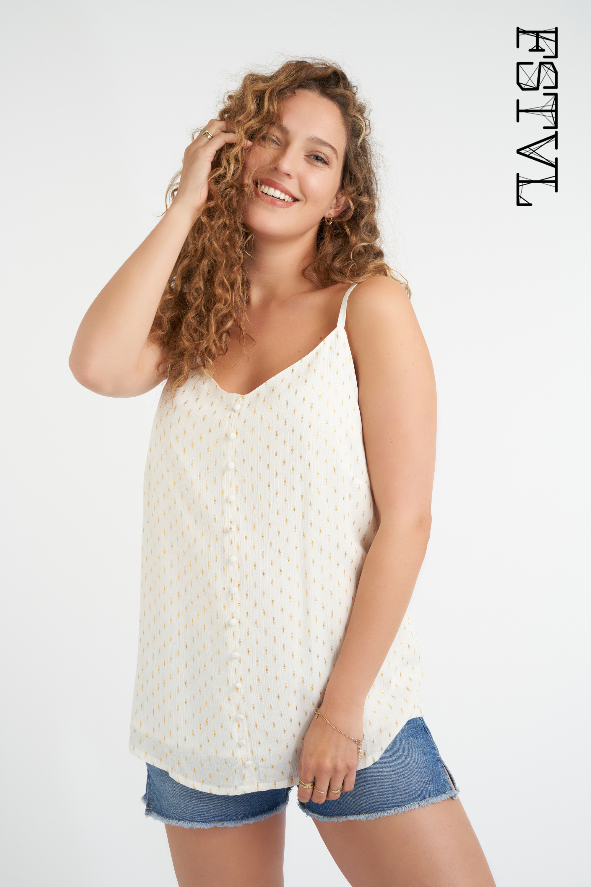 Haut &agrave; bretelles spaghetti image number null