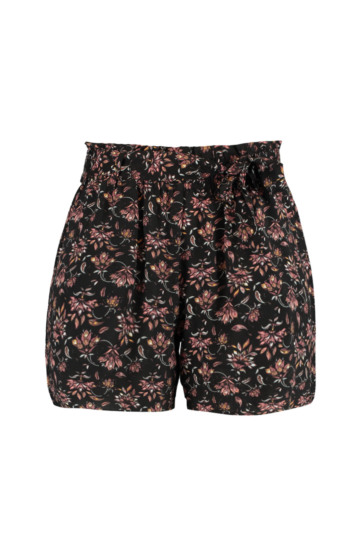 Short en viscose avec ceinture   image number null