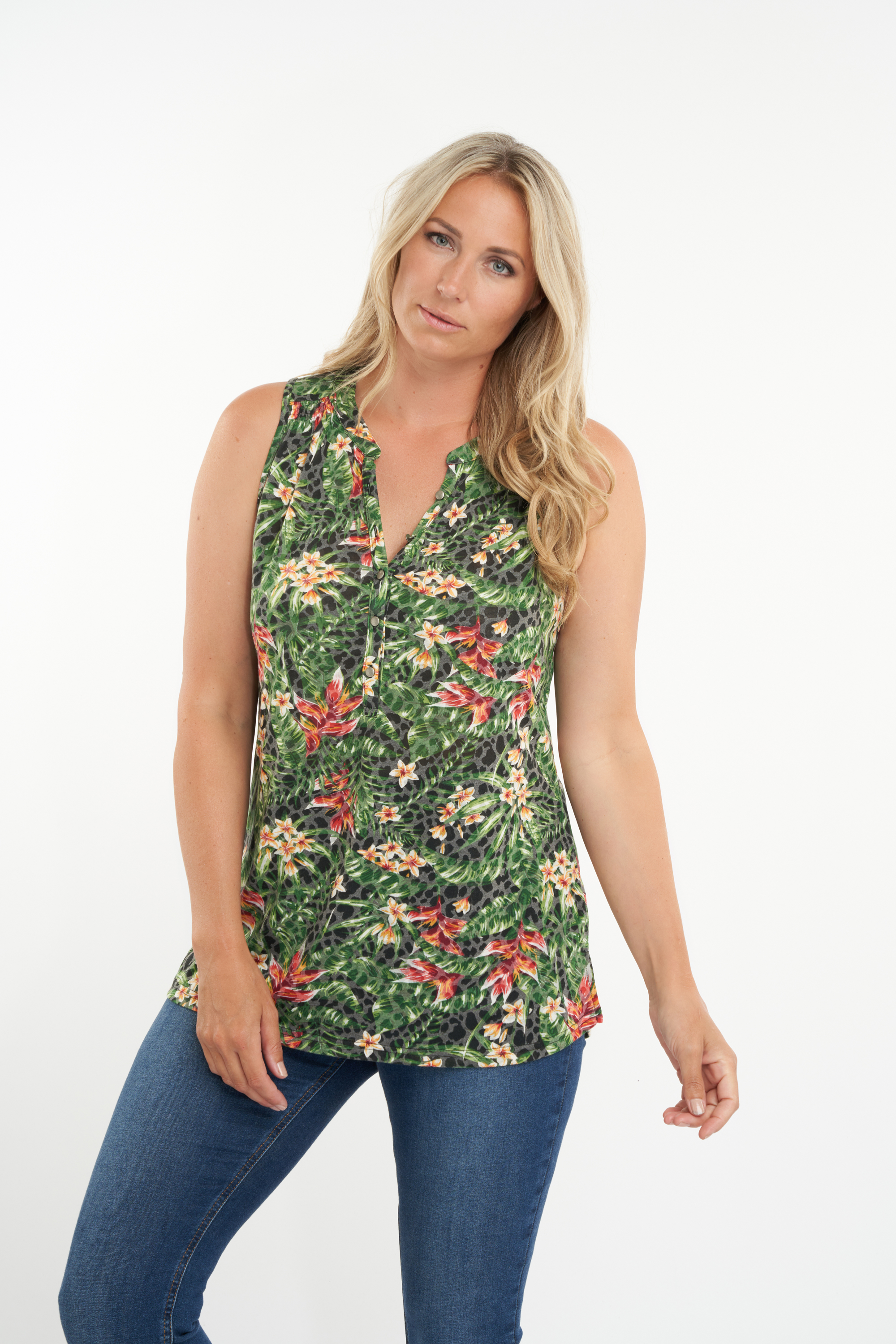 Haut sans manches et imprim&eacute; image number null