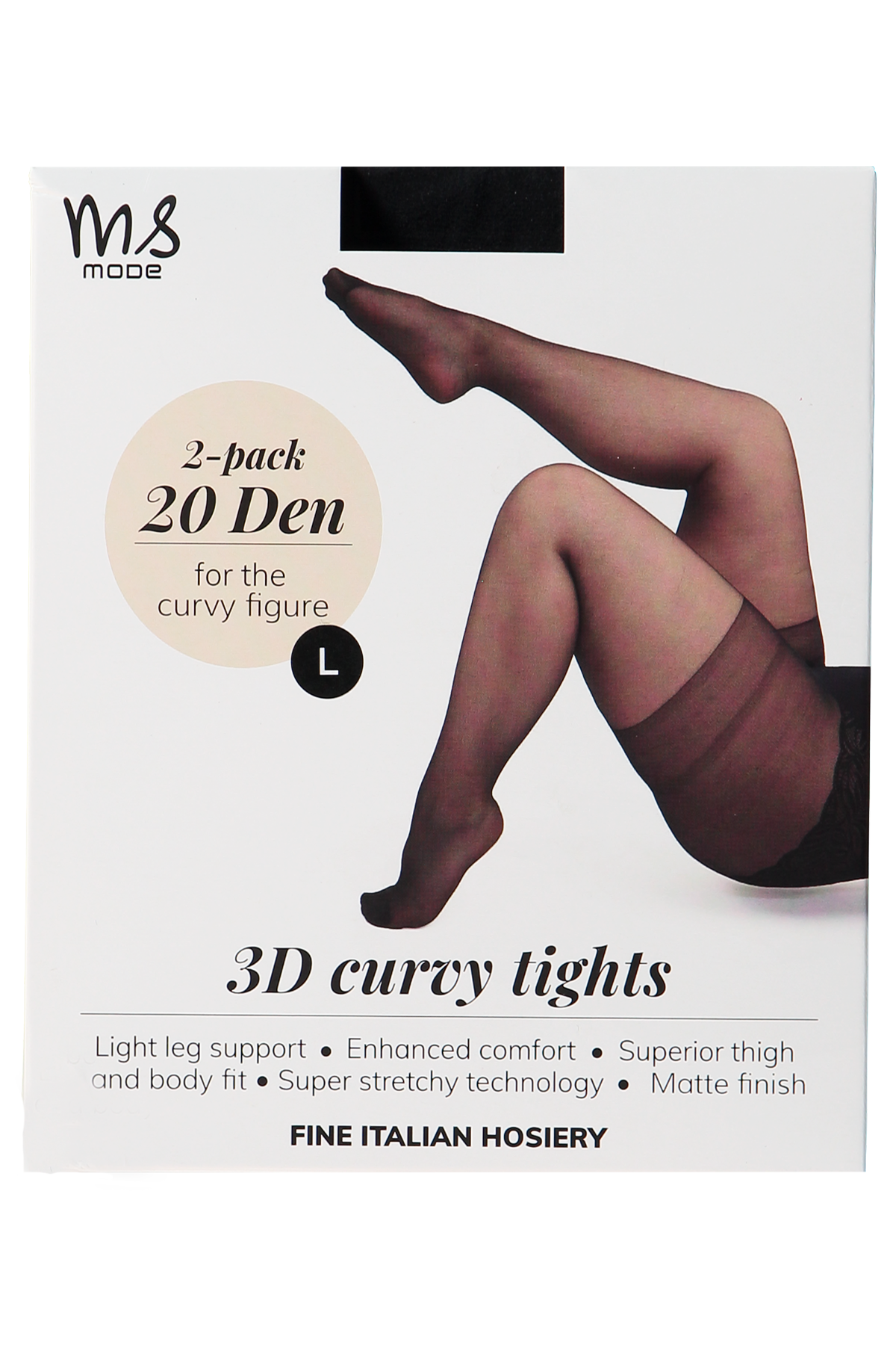 Pack de 2 Collants Super stretch 3D 20DEN image number 1